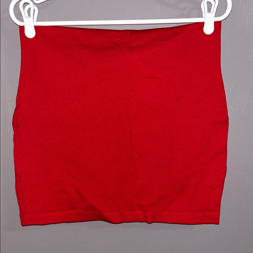 Windsor Red Mini Skirt Large
